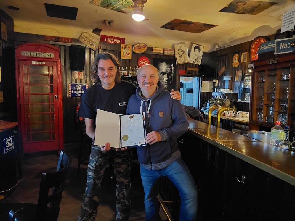 Markus Berger und Nikodemus-Wirt Niki Neunteufel