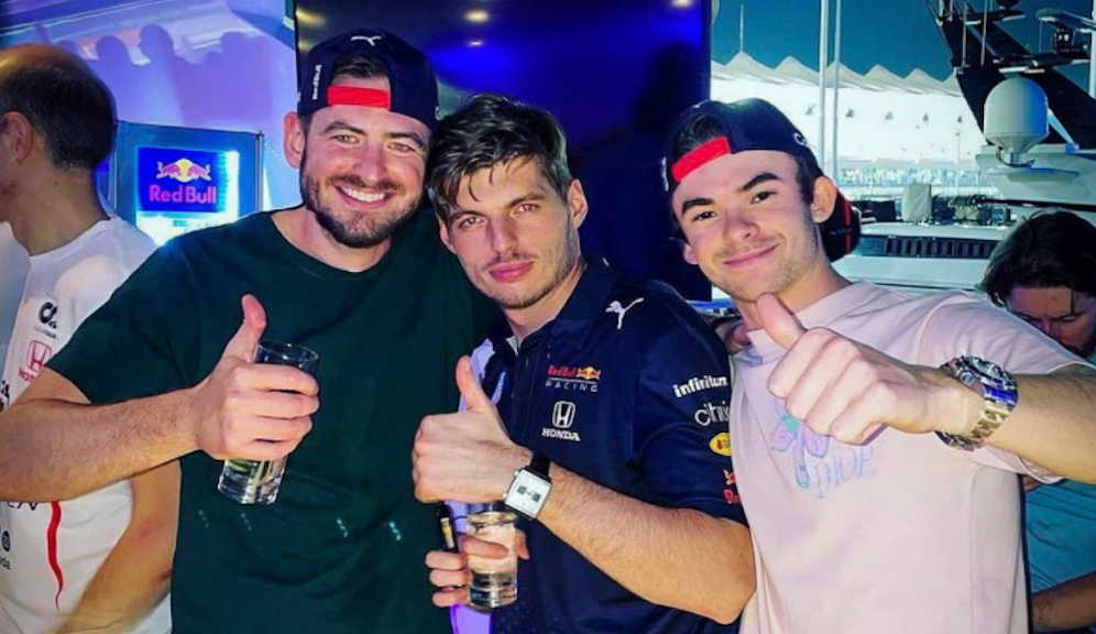 Max Verstappen feierte bis spät in die Nacht