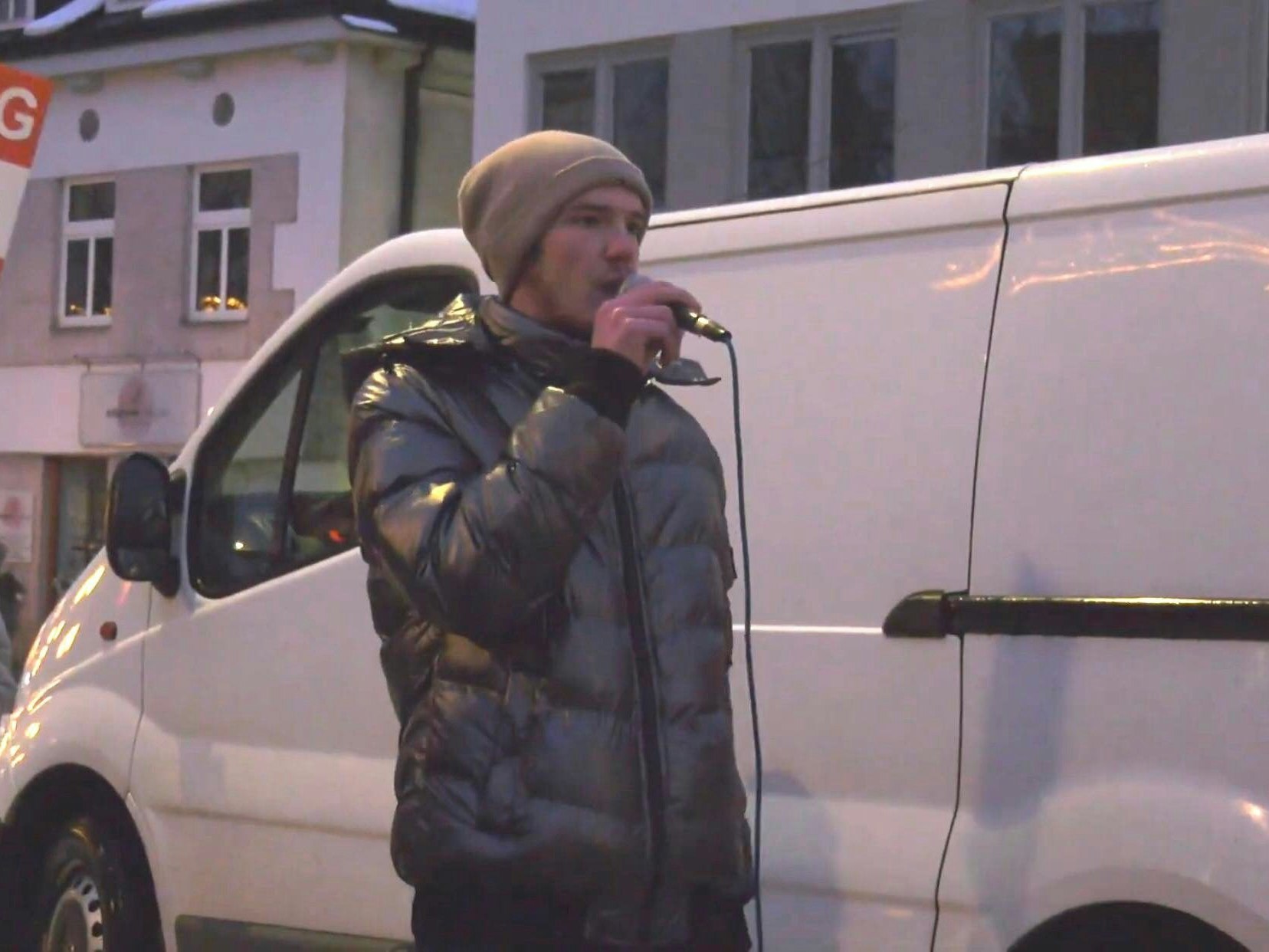 Lukas Würrer initiierte zahlreiche Anti-Corona Demos.