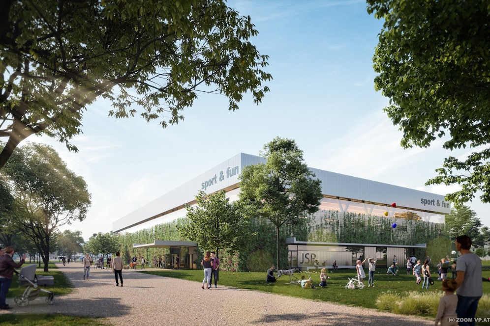 Die neue Sport & Fun Halle soll in der Venediger Au enstehen. Kritik kommt von den Grünen, sie fordern eine Bürgerversammlung.