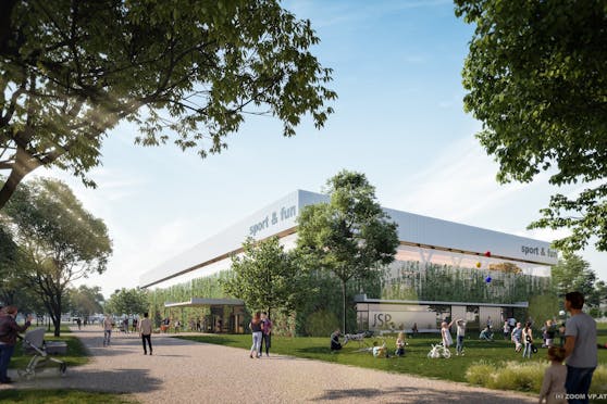 Die neue Sport & Fun Halle soll in der Venediger Au enstehen. Kritik kommt von den Grünen, sie fordern eine Bürgerversammlung.