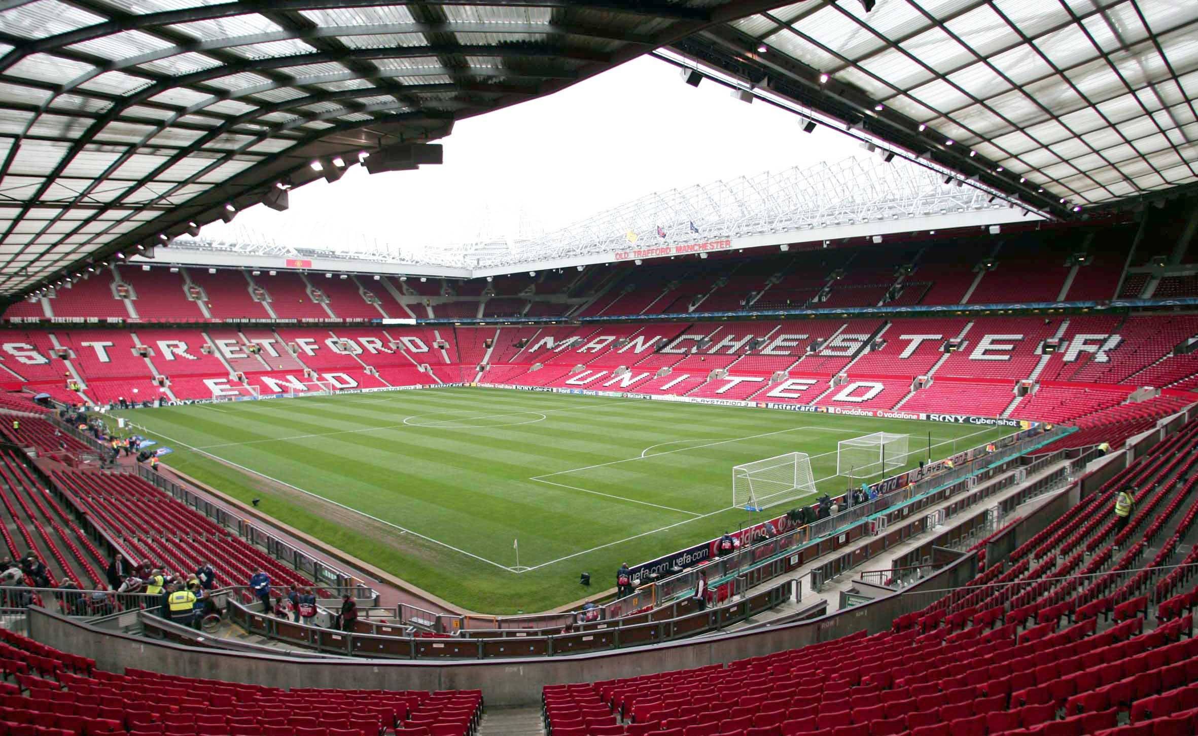 Spielpause im Old Trafford von Manchester United