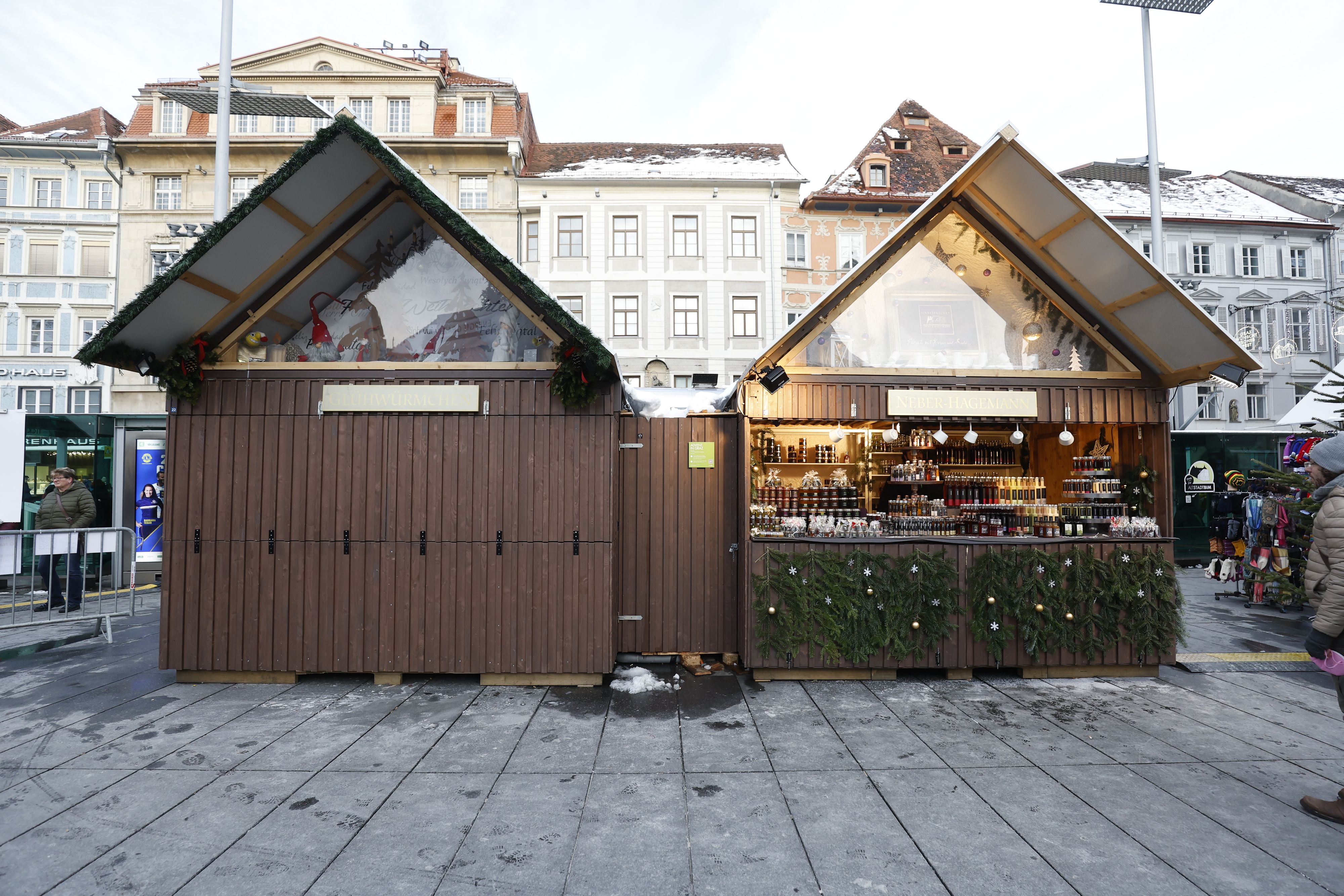 Die Glühwein-Märkte bleiben am Grazer Hauptplatz auch dieses Jahr noch geschlossen.&nbsp;