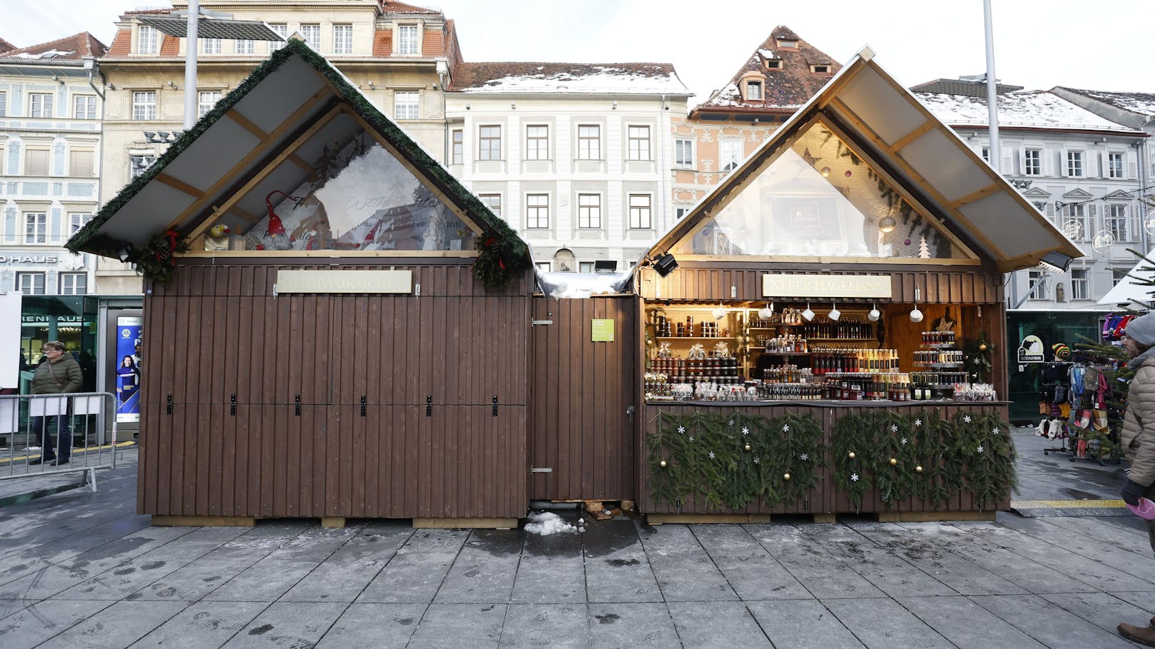 Die Glühwein-Märkte bleiben am Grazer Hauptplatz auch dieses Jahr noch geschlossen.&nbsp;