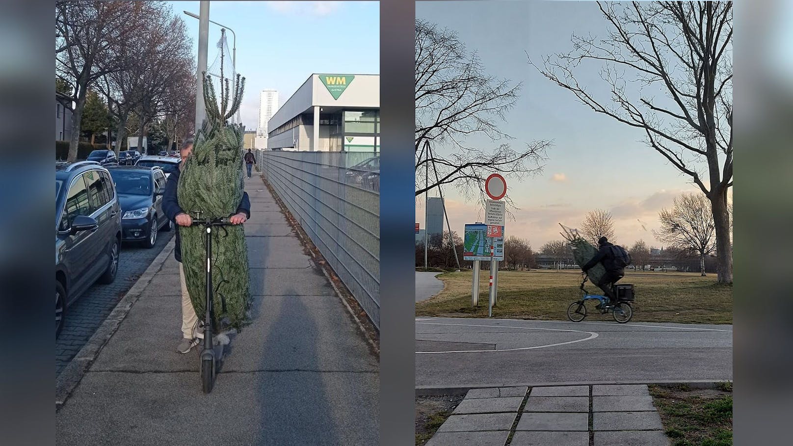 Lieber mit dem Roller oder mim Radl?