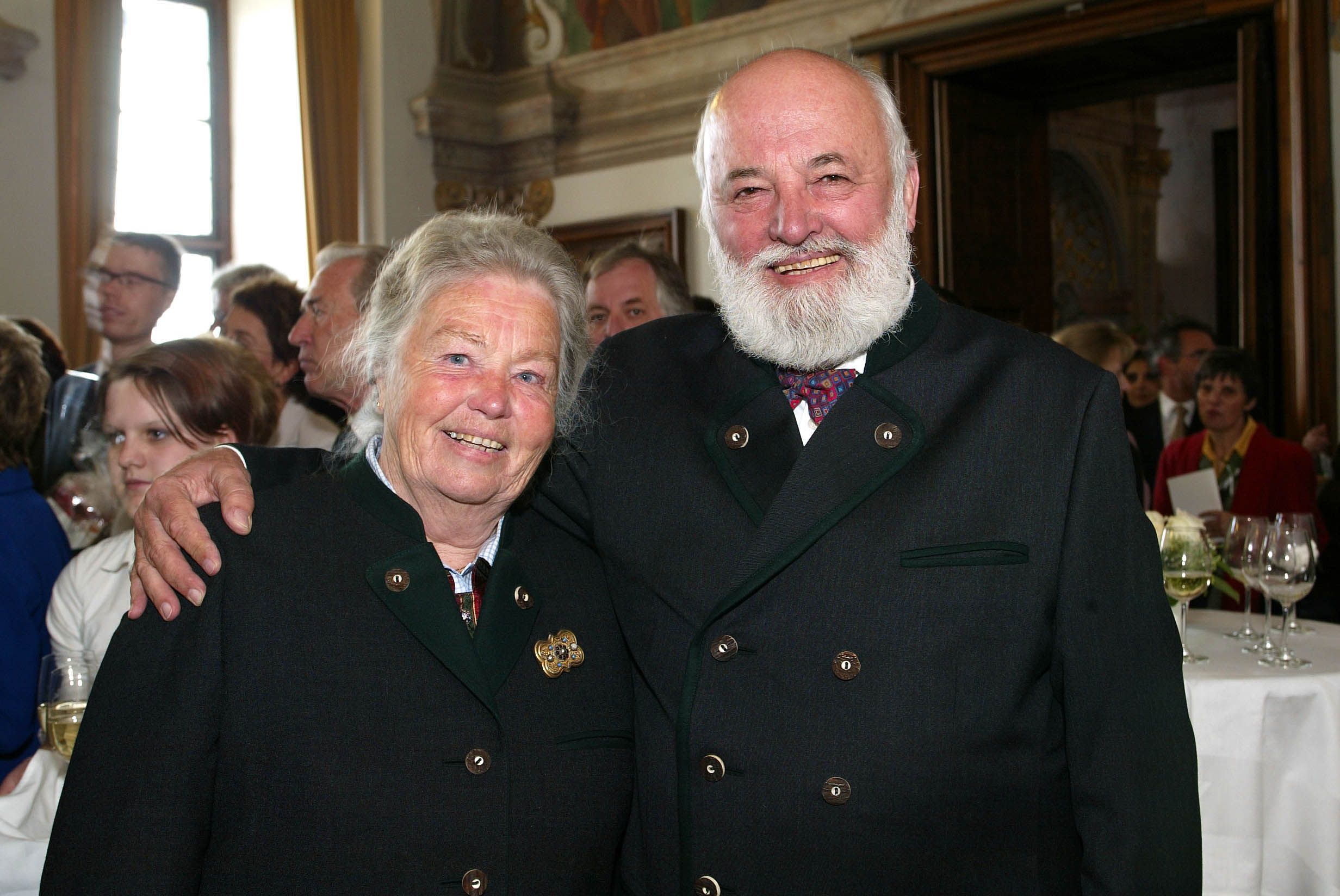 Sepp Forcher und seine geliebte "Helli"