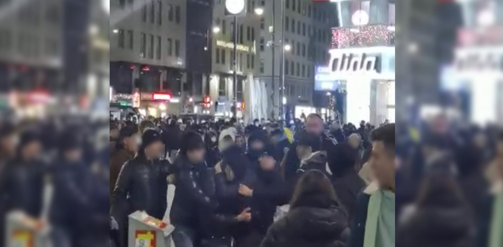 In der Wiener City flogen Samstagabend die Fäuste.