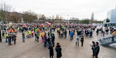 Drei Festnahmen bei Protestmarsch in Vorarlberg