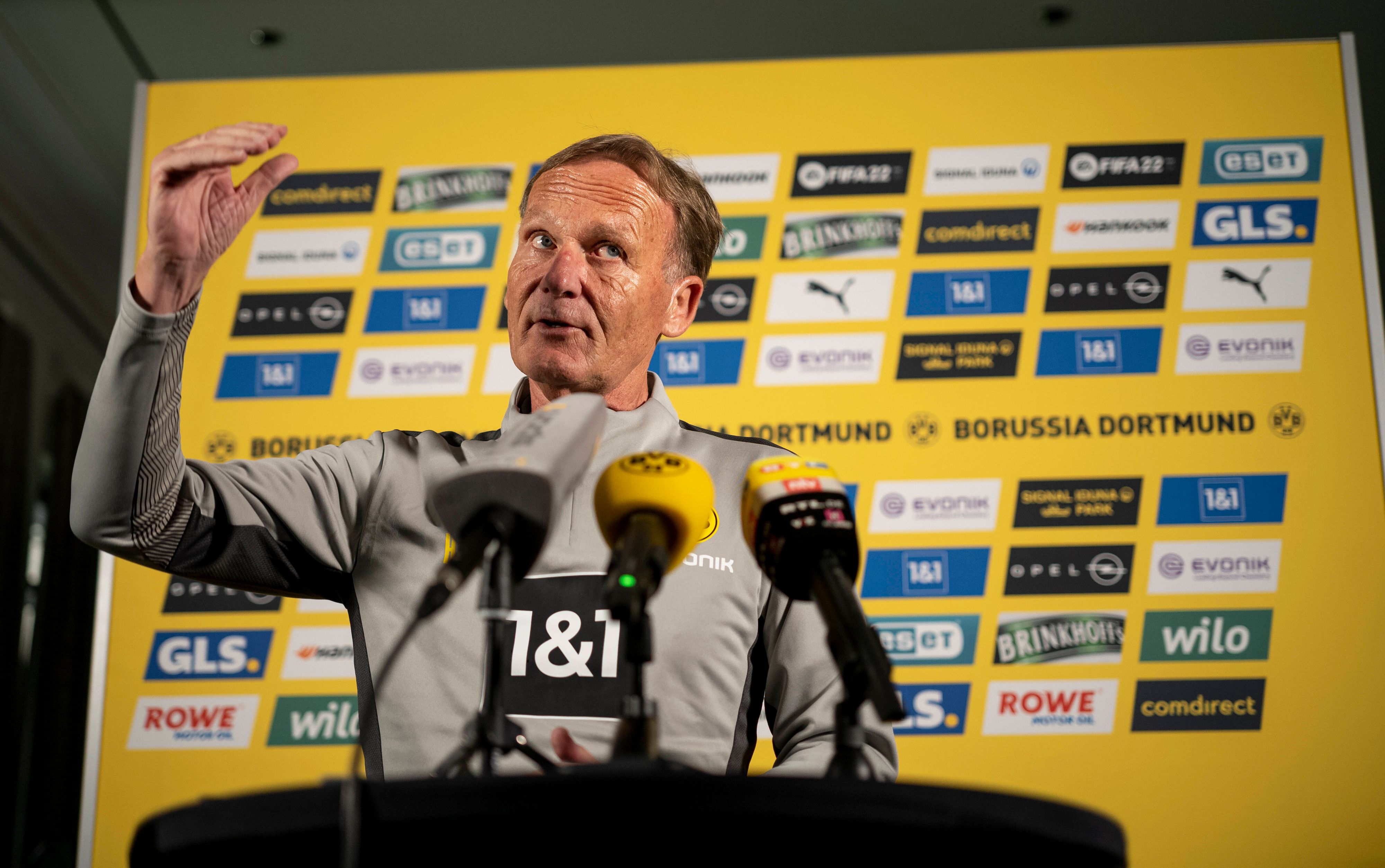 Joachim Watzke war schon besser gelaunt.