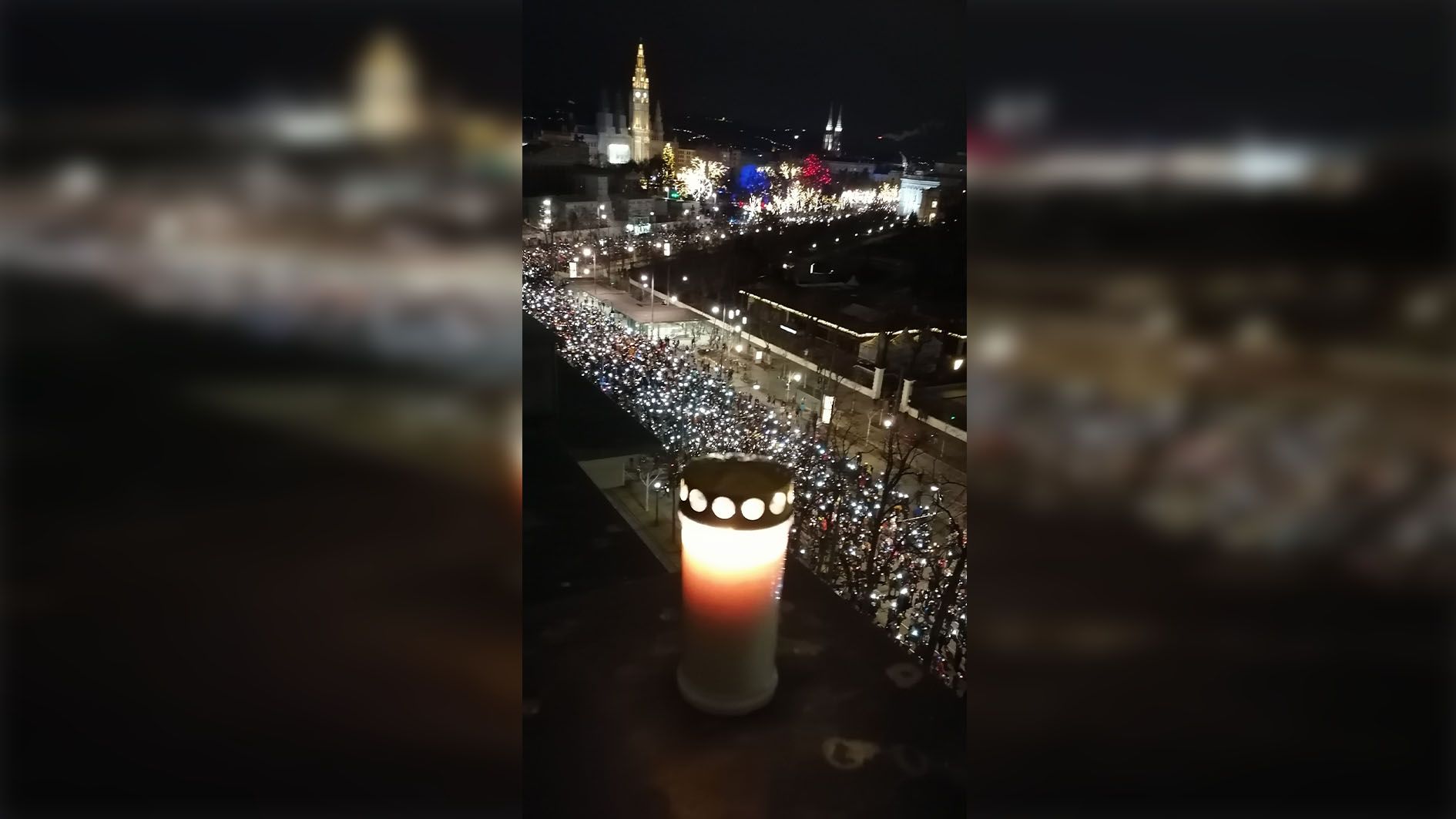 Eine Minute Stille für alle, die wir wegen Corona verloren haben