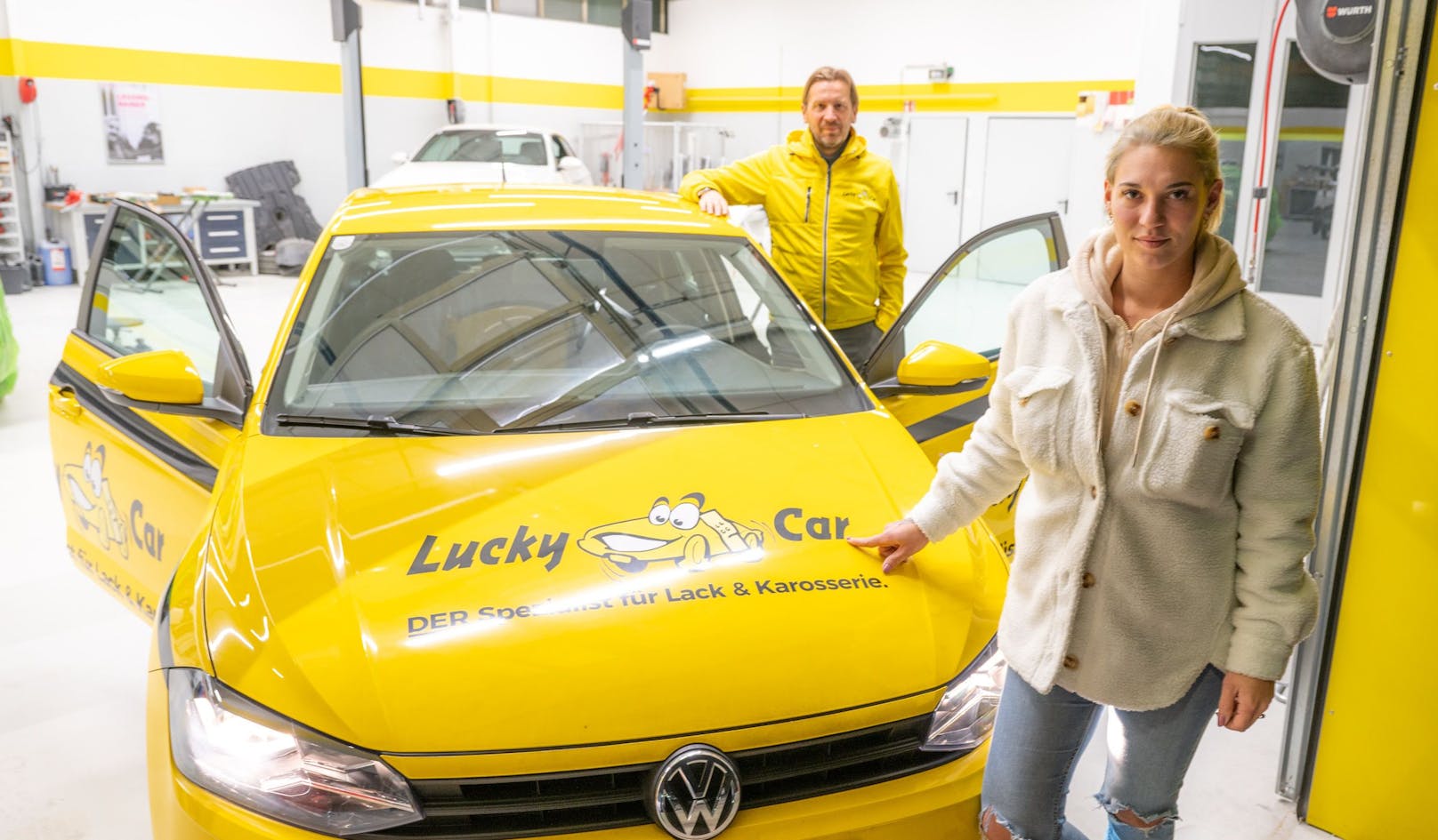 Doris Avdic bekam von Lucky Car ein Fahrzeug zur Verfügung gestellt.