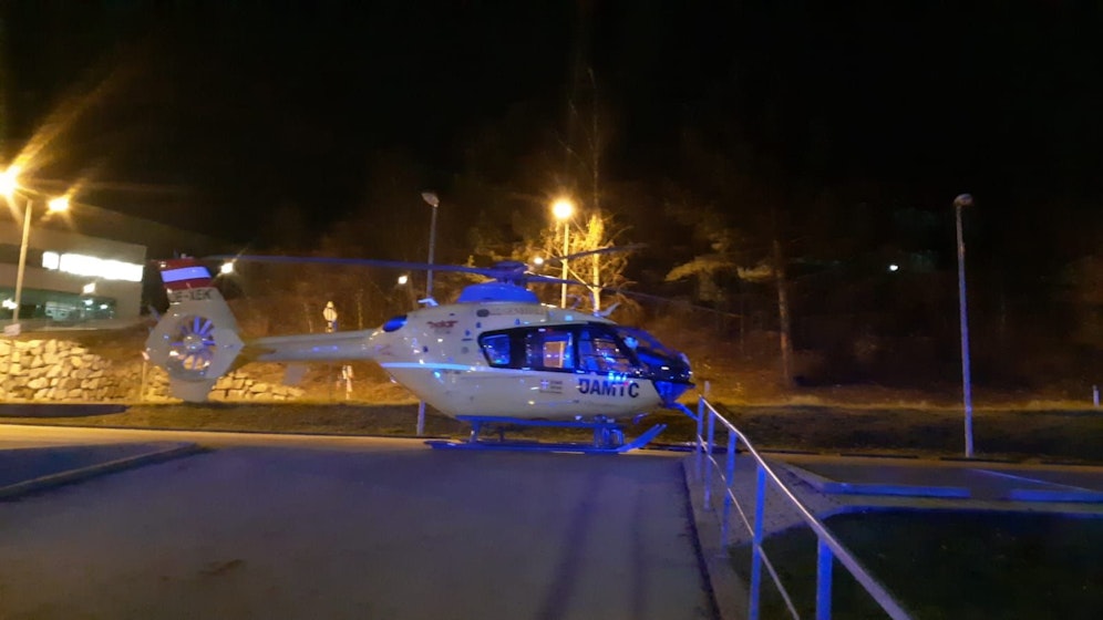 Der Christophorus 9 im Einsatz.