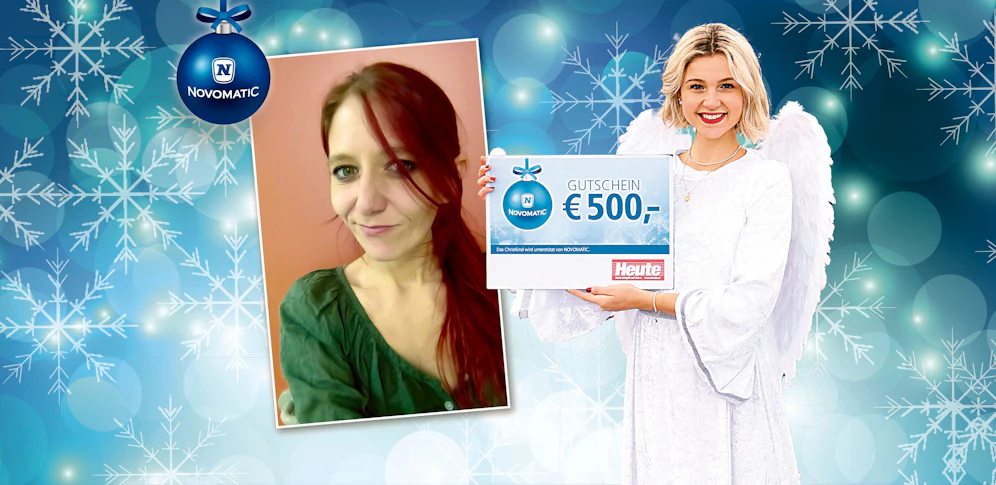 Karo und ihre Töchter freuen sich über 500 Euro vom <em>