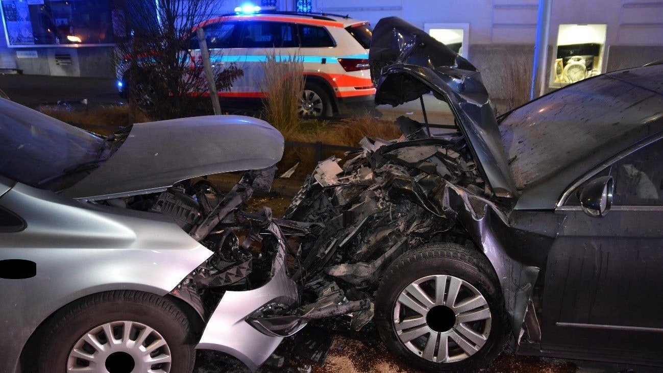 Auf der Favoritenstraße kam es am Sonntag zu einem Verkehrsunfall.