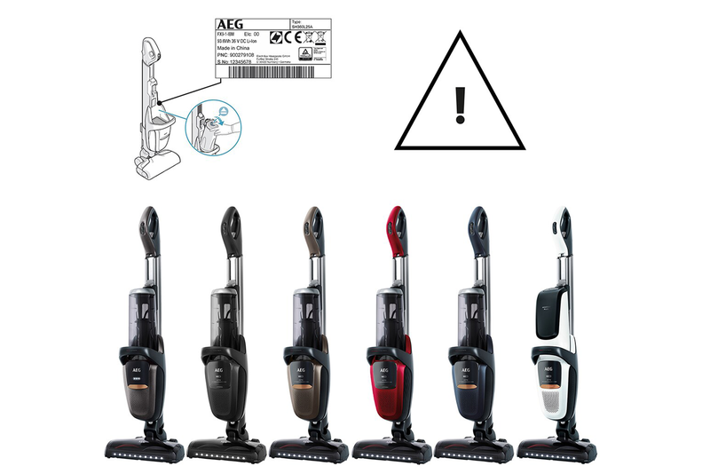 Electrolux ruft zahlreiche Chargen des Staubsaugers AEG FX9 wegen Brandgefahr zurück.