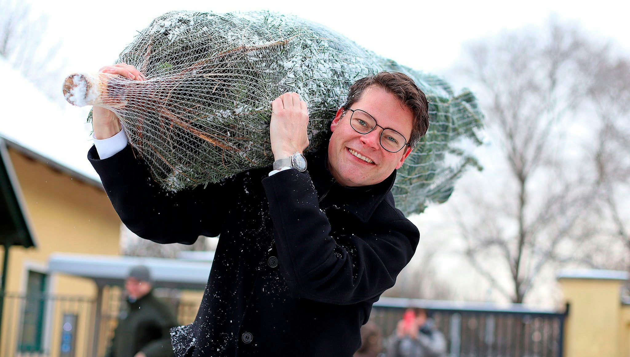 Christbaum-Rekord 2020: Über 835 Tonnen Christbäume wurden energetisch verwertet. Jürgen Czernohorszky