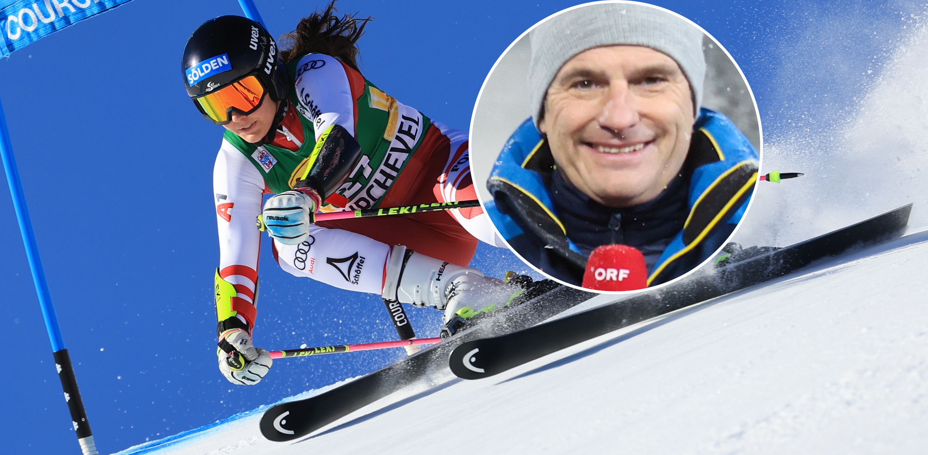 Ernst Hausleitner (r.) über Franziska Gritsch