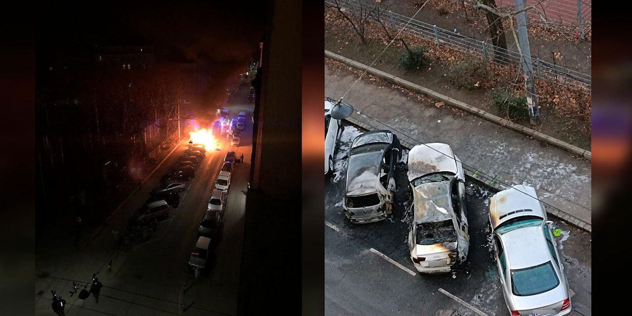 "Wie eine Bombe" Dreifacher Autobrand in Favoriten Heute.at