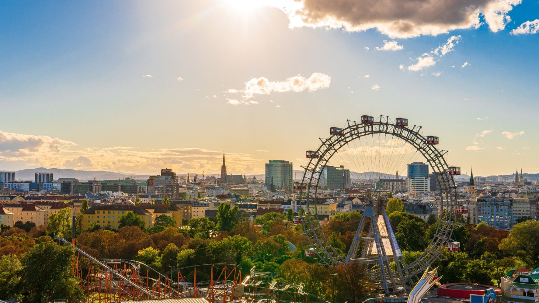 Bei Tag und Nacht schön: Das Riesenrad im Wiener Prater.