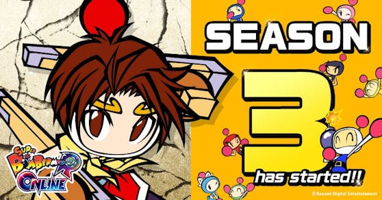 "Super Bomberman R Online" Season 3 startet mit neuem Bomber aus der "Suikoden"-Reihe.