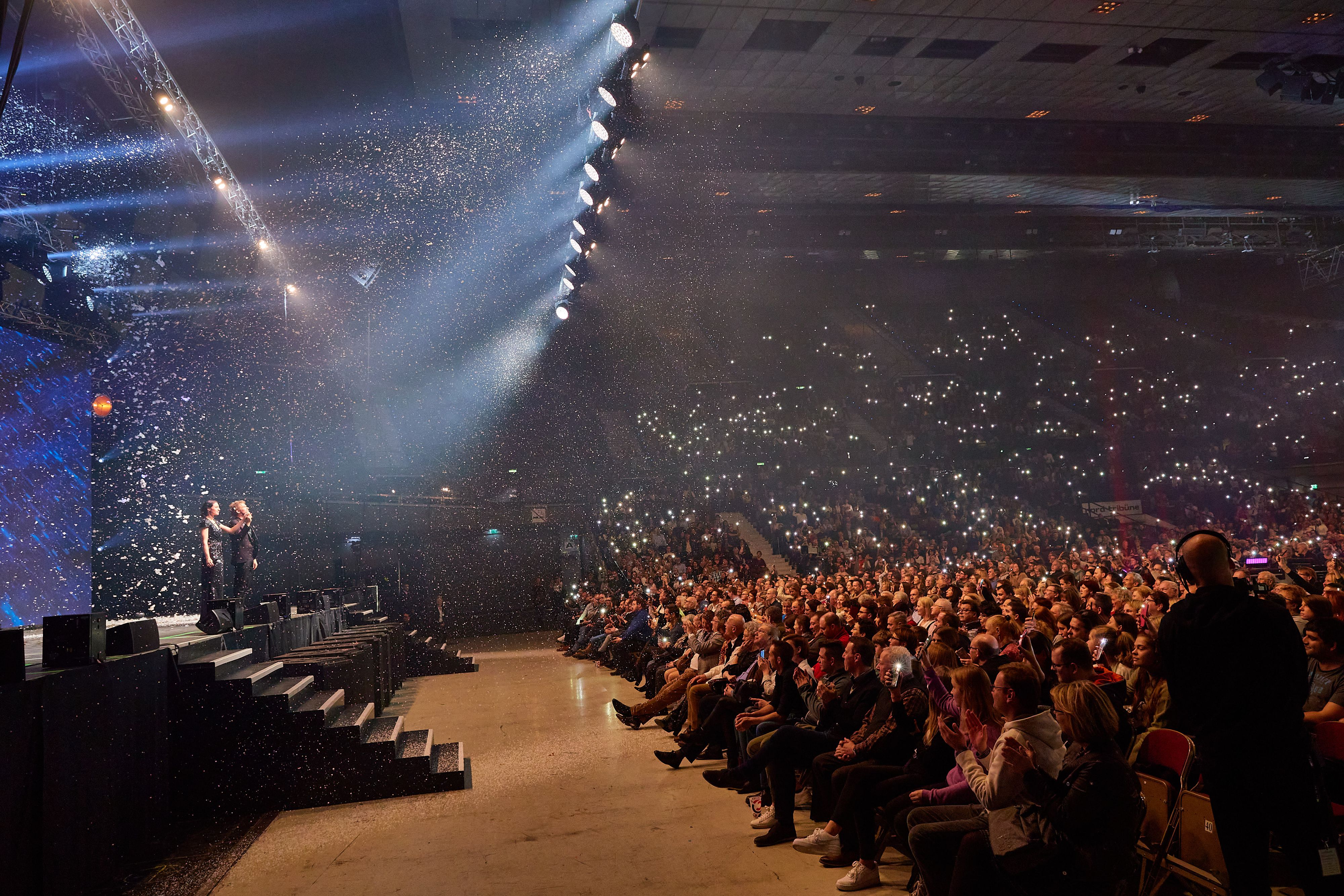 Eine volle Stadthalle im Februar 2020 – seit der Pandemie ein seltener Anblick.