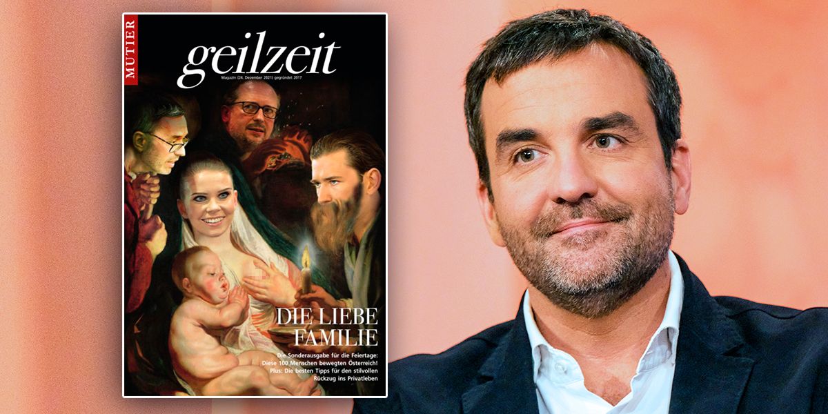 "Falter"-Chefredakteur Florian Klenk geriet wegen dieses Covers unter Beschuss.