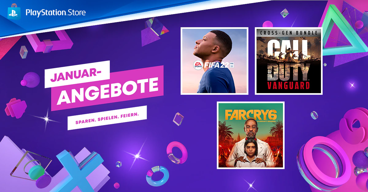 Jänner-Angebote ab sofort im PlayStation Store gestartet.