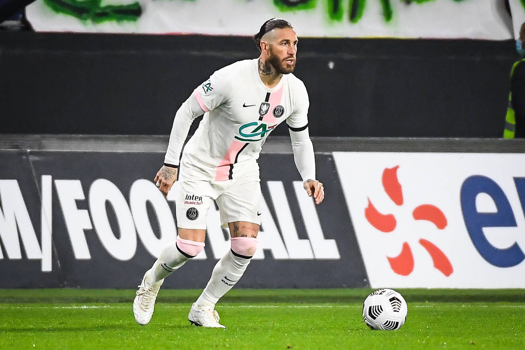 Sergio Ramos fliegt gegen Lorient vom Platz. 