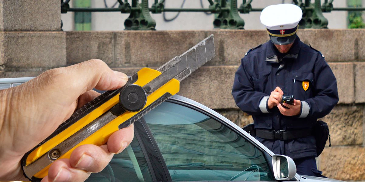 Der Parksheriff wurde von dem Mann mit Messer und Holzlatte bedroht.