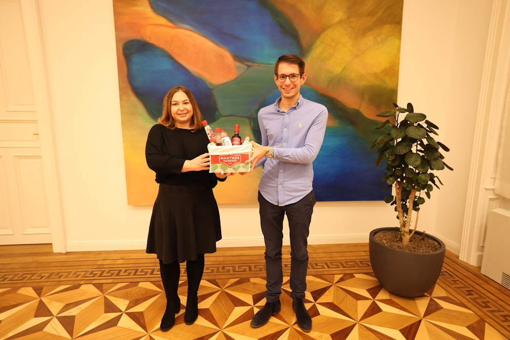 Das große Traditionsunternehmen Mautner Markhof beschenkte 180 <em>