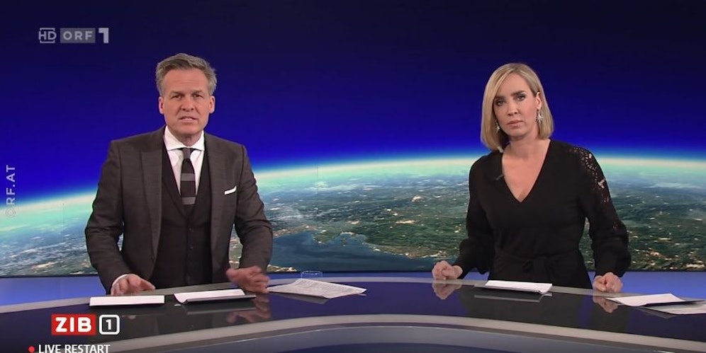 Moderatorin Nadja Bernhard begeisterte am Donnerstag an der Seite von Tarek Leitner mit ihrem Outfit.