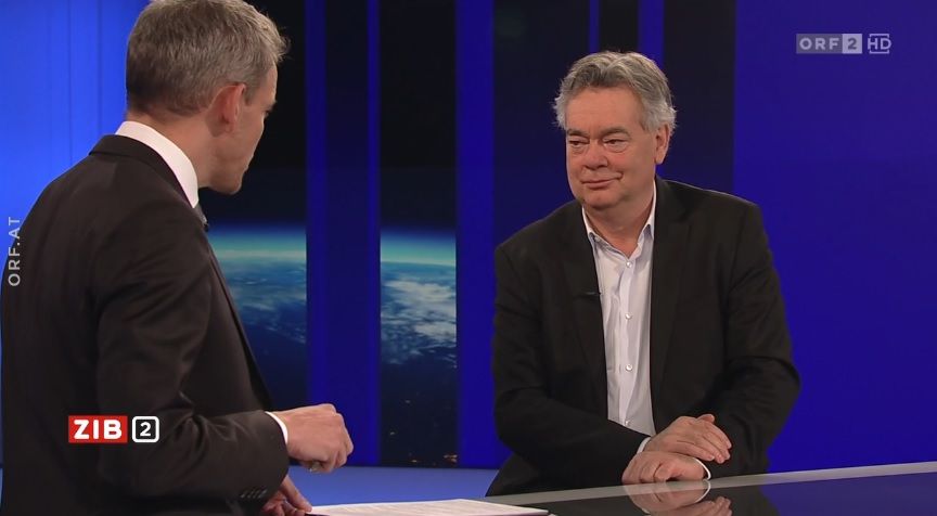 Vizekanzler Werner Kogler (Grüne) am 23.12.2021 in der ORF-"ZIB2".