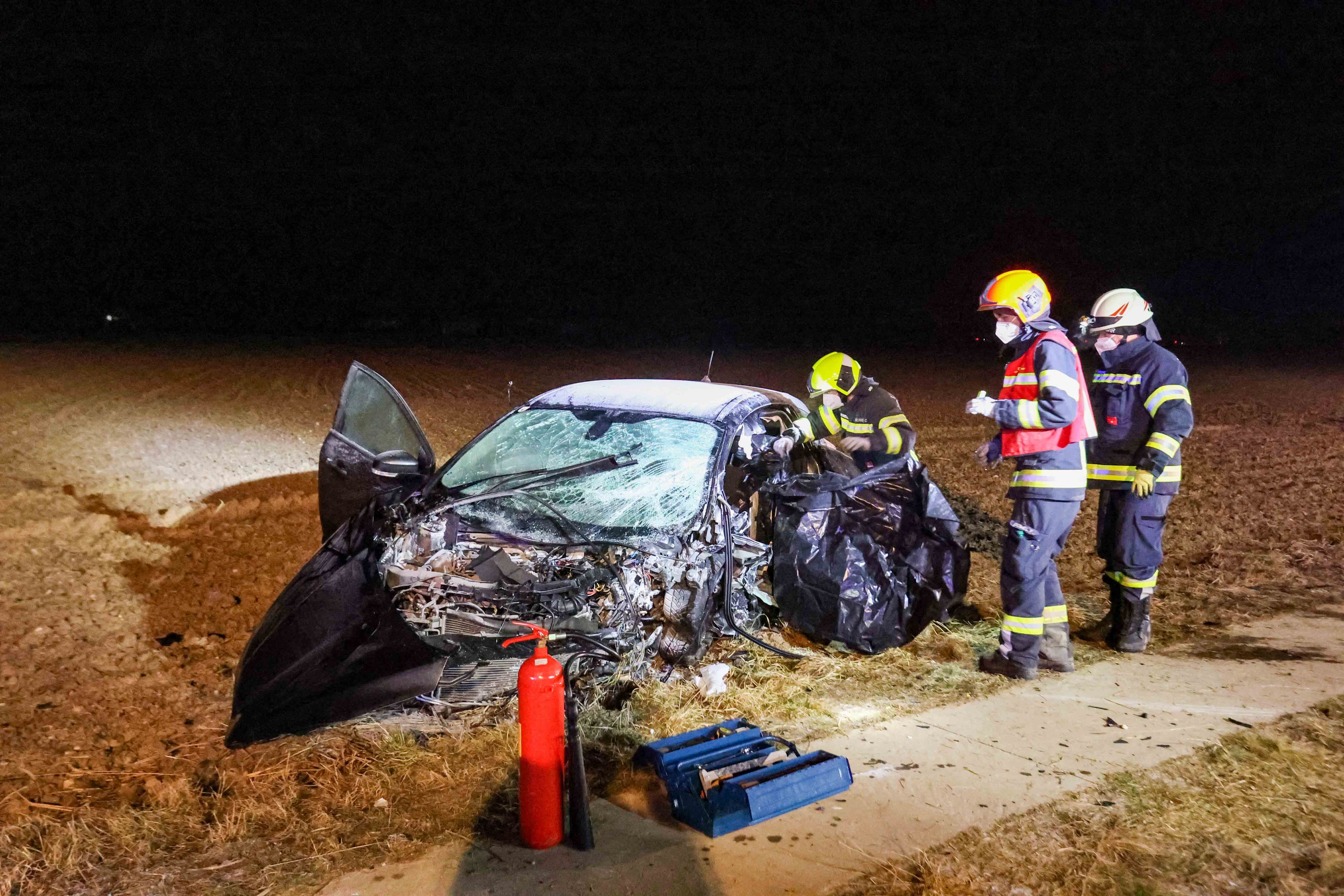 Für den Insassen kam jede Hilfe zu spät.