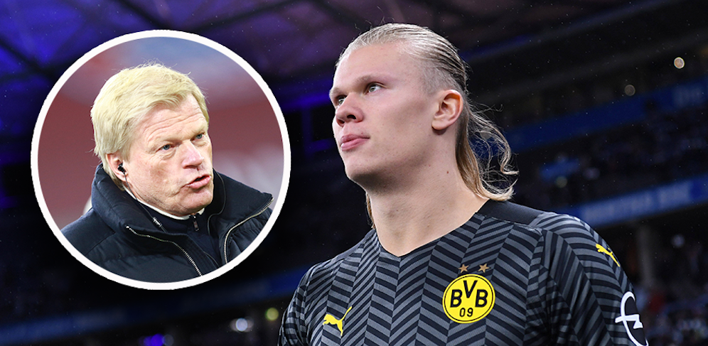 Oliver Kahn spricht über einen möglichen Wechsel von Erling Haaland. 