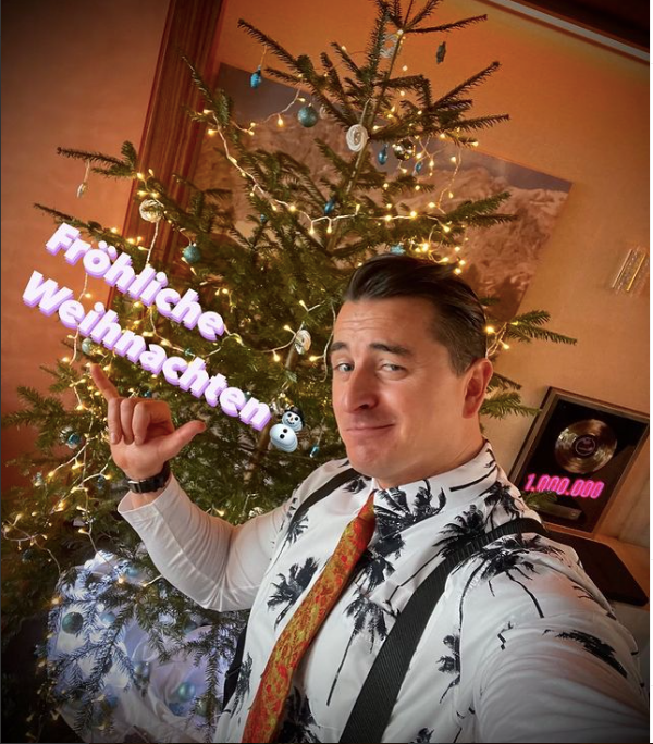 Andreas Gabalier wünscht allen Fans ein frohes Fest