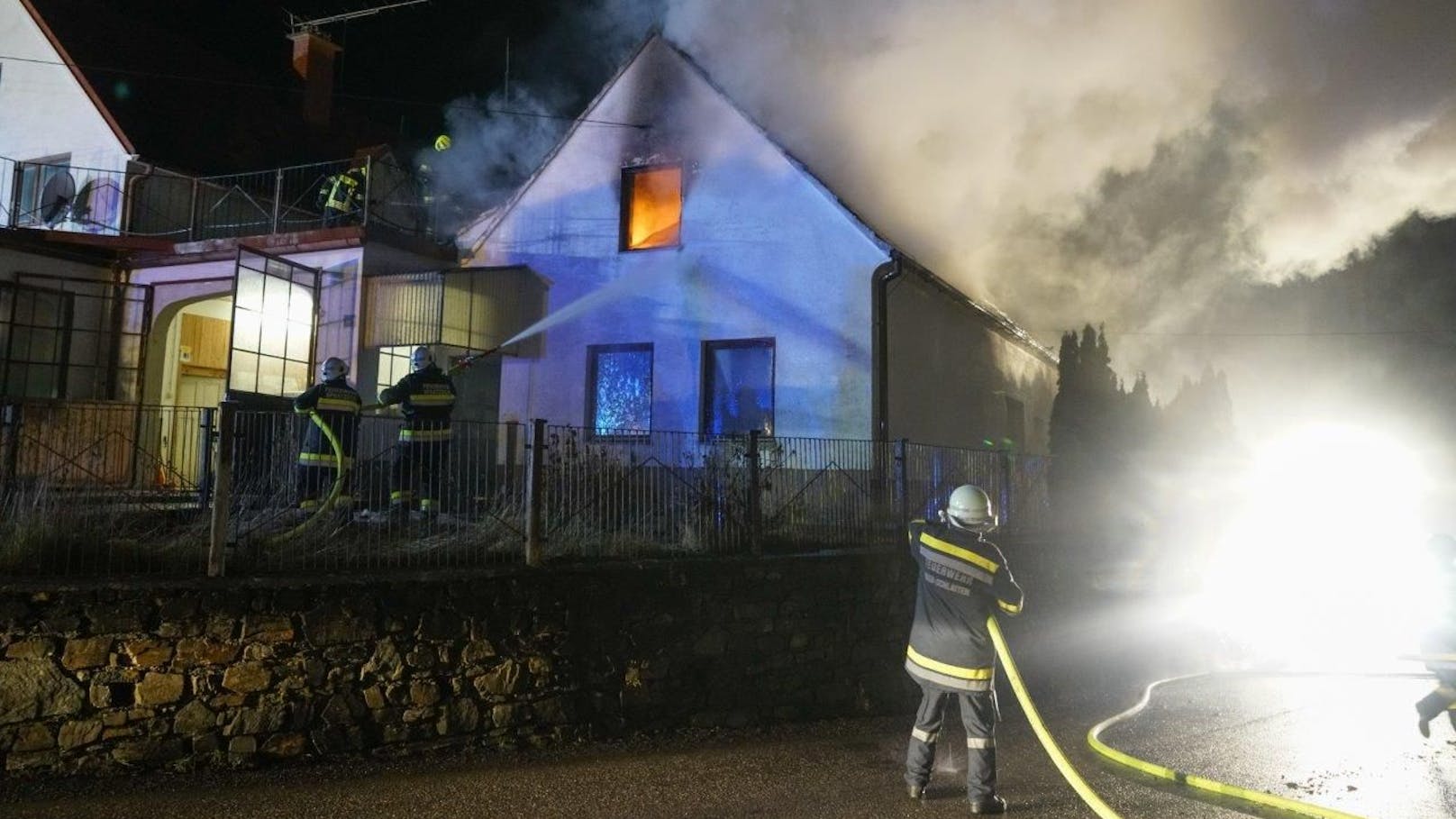 Wohnhausvollbrand in Stickelberg