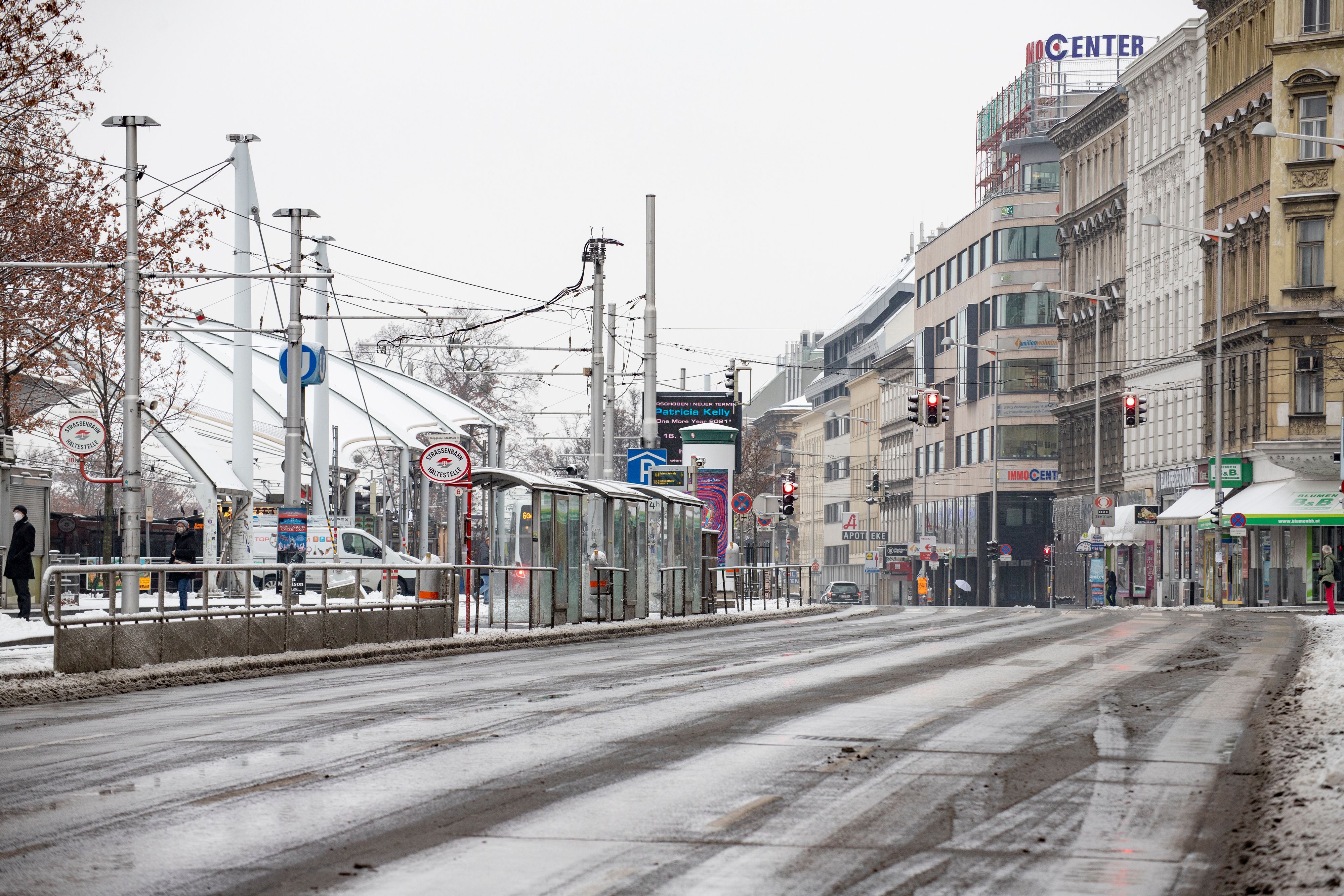 Die Ubimet-Unwetterzentrale hat eine rote Wetter-Warnung veröffentlicht: Glatteis-Gefahr!