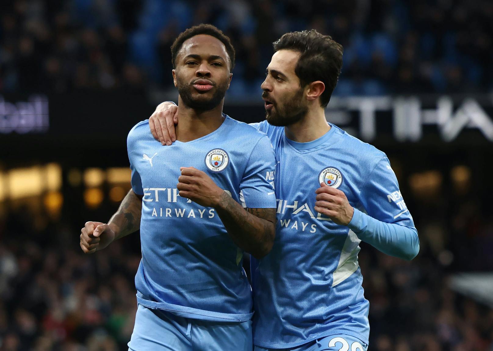 Manchester City feiert eine Torparty