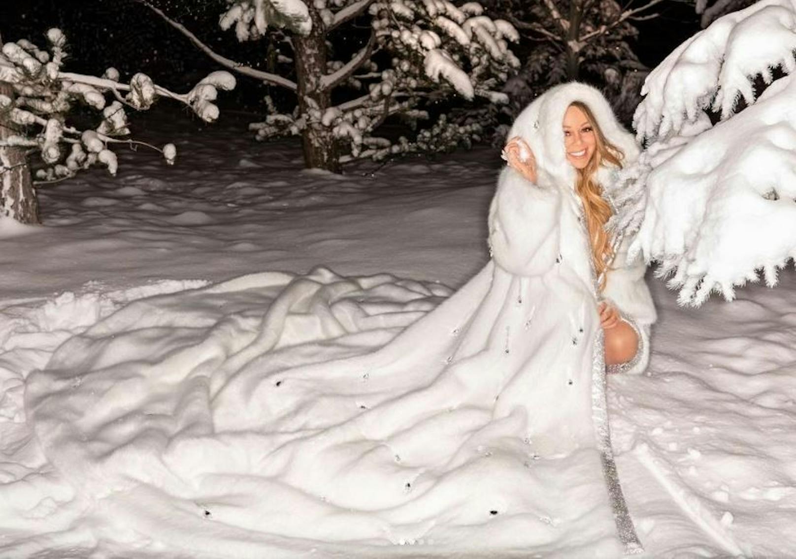 Mariah Carey als Schneeprinzessin