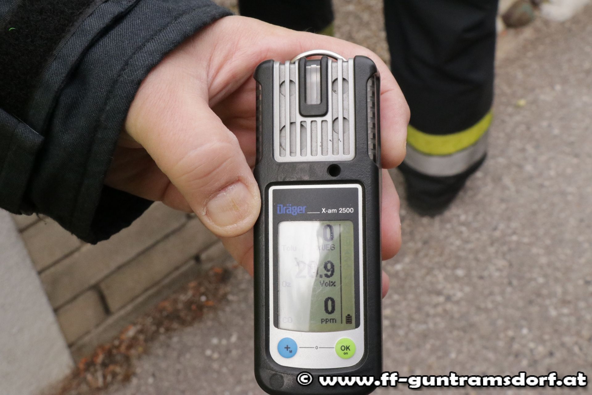 Symbolfoto eines Gasmessgeräts.