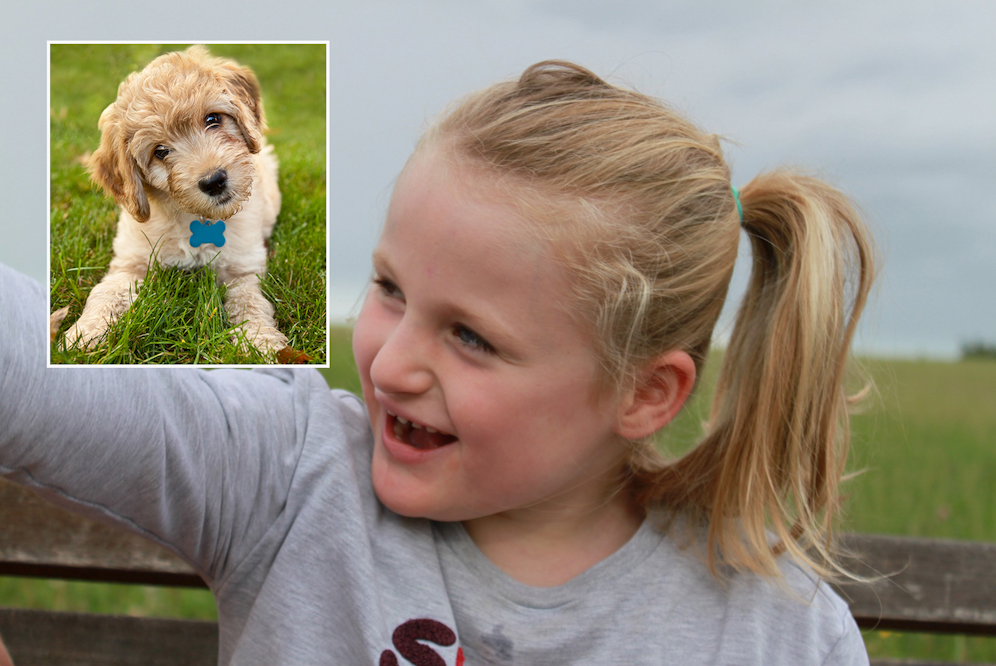 Dank der Spenden bekommt Edith (7) nun einen Assistenzhund.