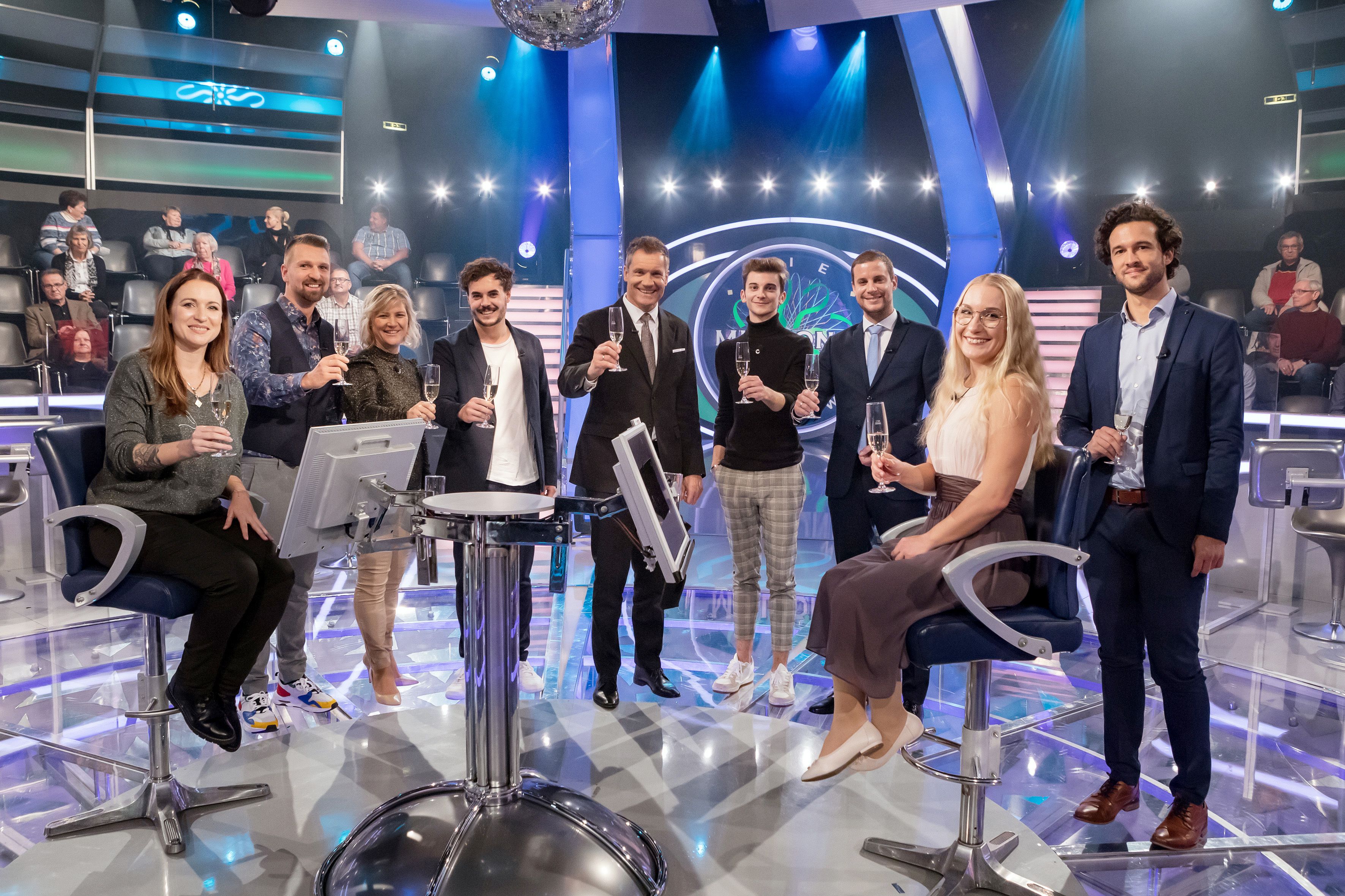 Armin Assinger mit seinen Kandidaten