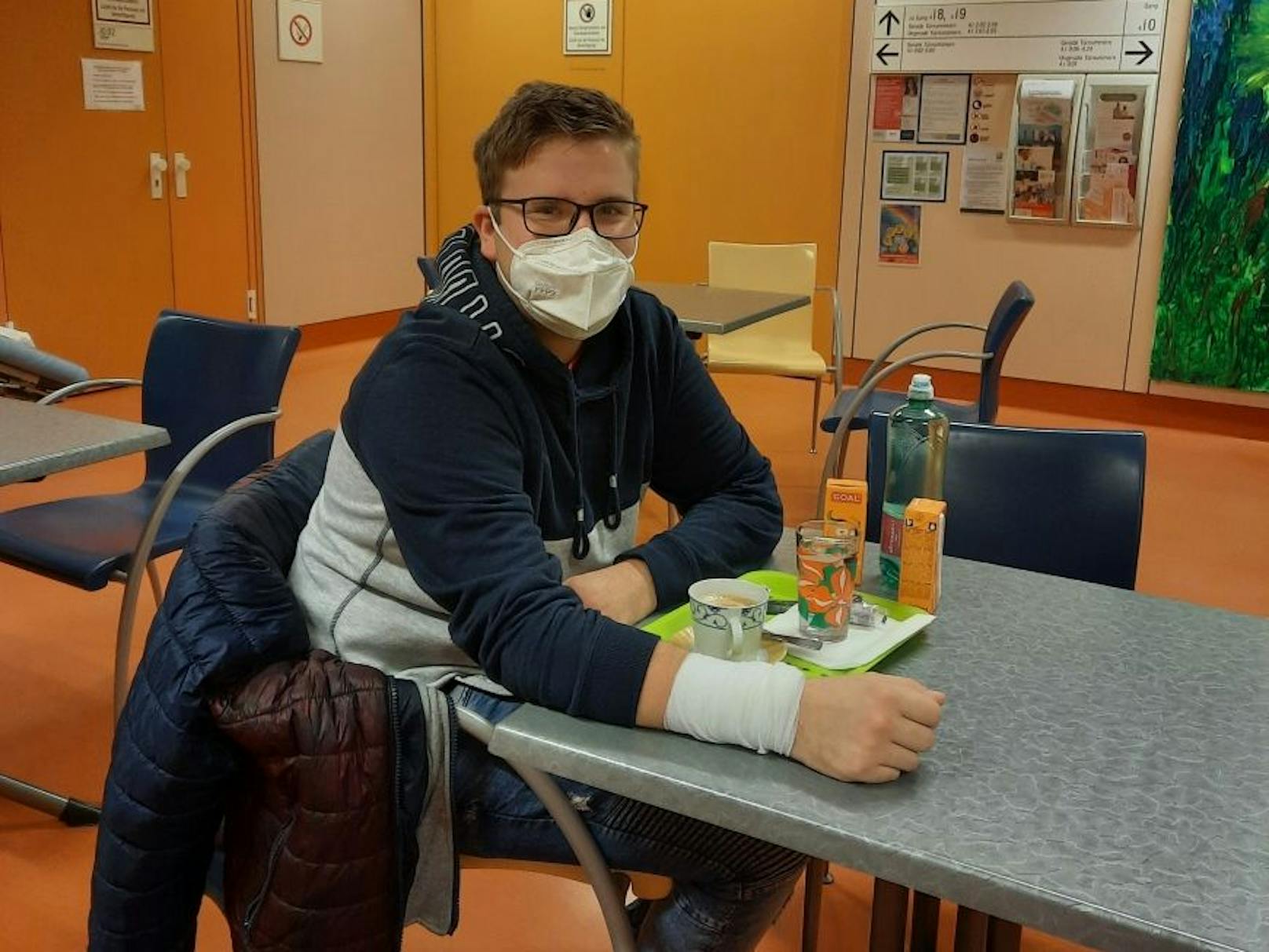 Erwin (21) aus Oberösterreich rettete mit einer Stammzellenspende einer Frau das Leben.
