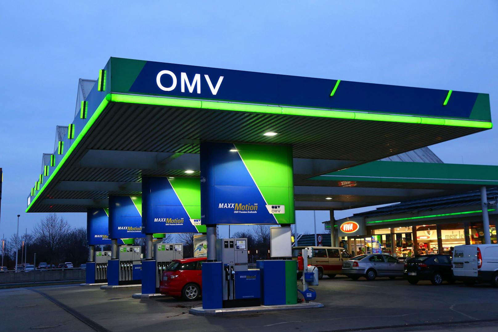 So sahen OMV-Tankstellen mit VIVA-Shop bisher aus. (Symbolbild)