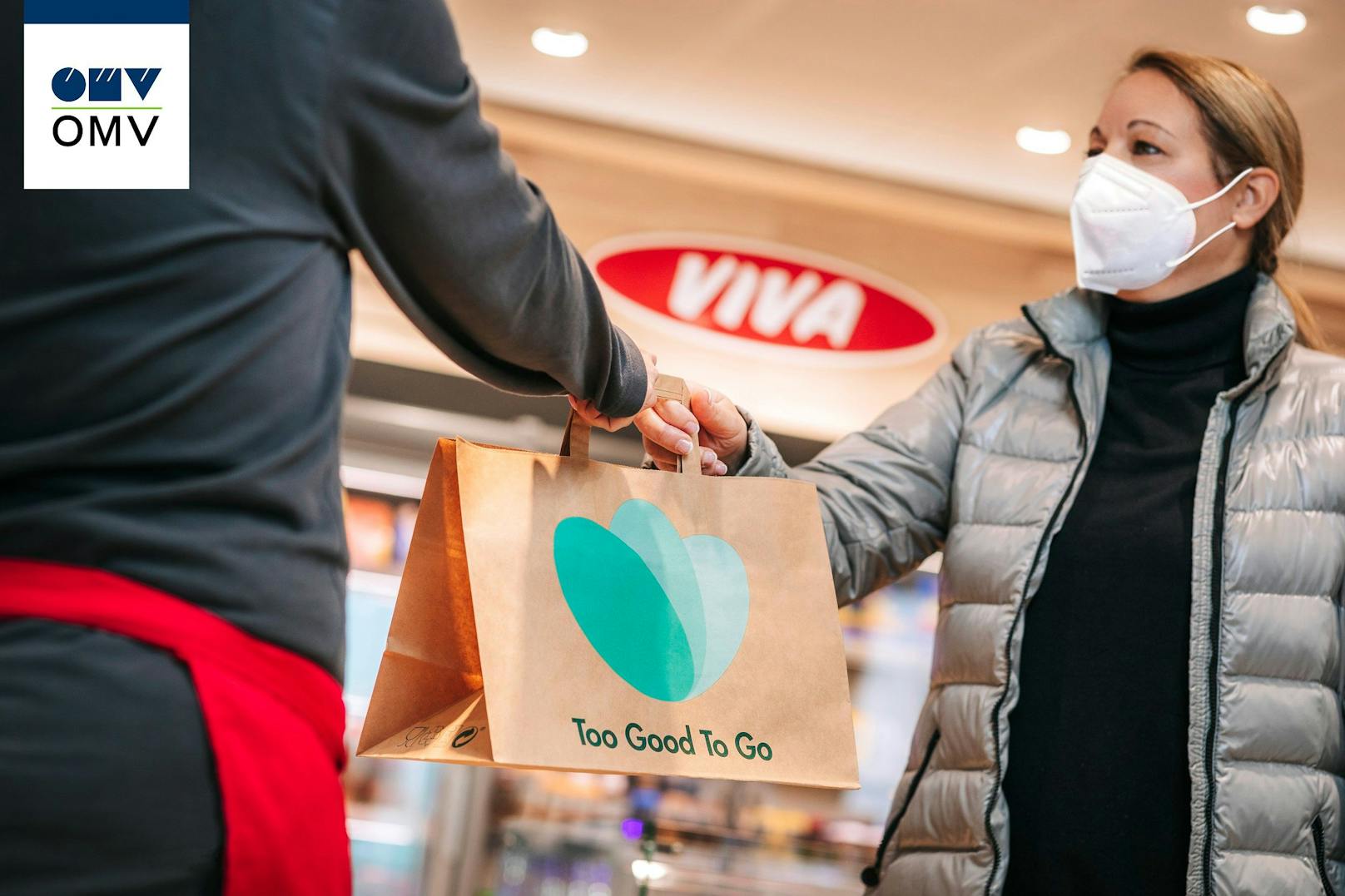 Auch bei den Tankstellen-Shops der OMV gibt es jetzt Überraschungssackerl von "Too Good to Go".