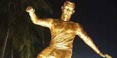 Gold-Statue von Ronaldo sorgt in Indien für Proteste
