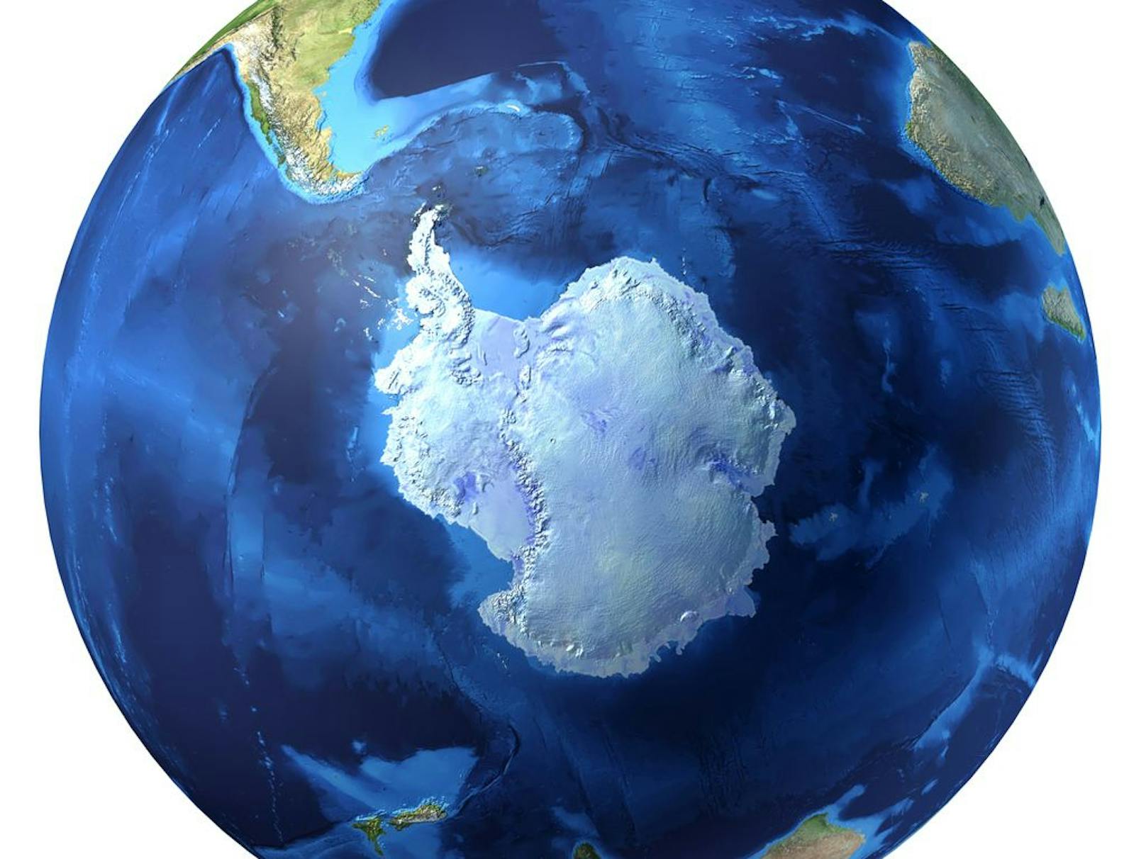 Antarktika ist der Südkontinent der Erde, auf dem auch der Südpol selbst liegt. Es liegt inmitten der Antarktis, mit der er umgangssprachlich oft identifiziert wird.