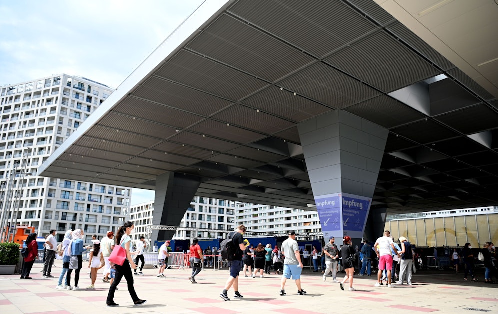 Die Impfstraße im Austria Center Vienna im Juli, Archivbild.