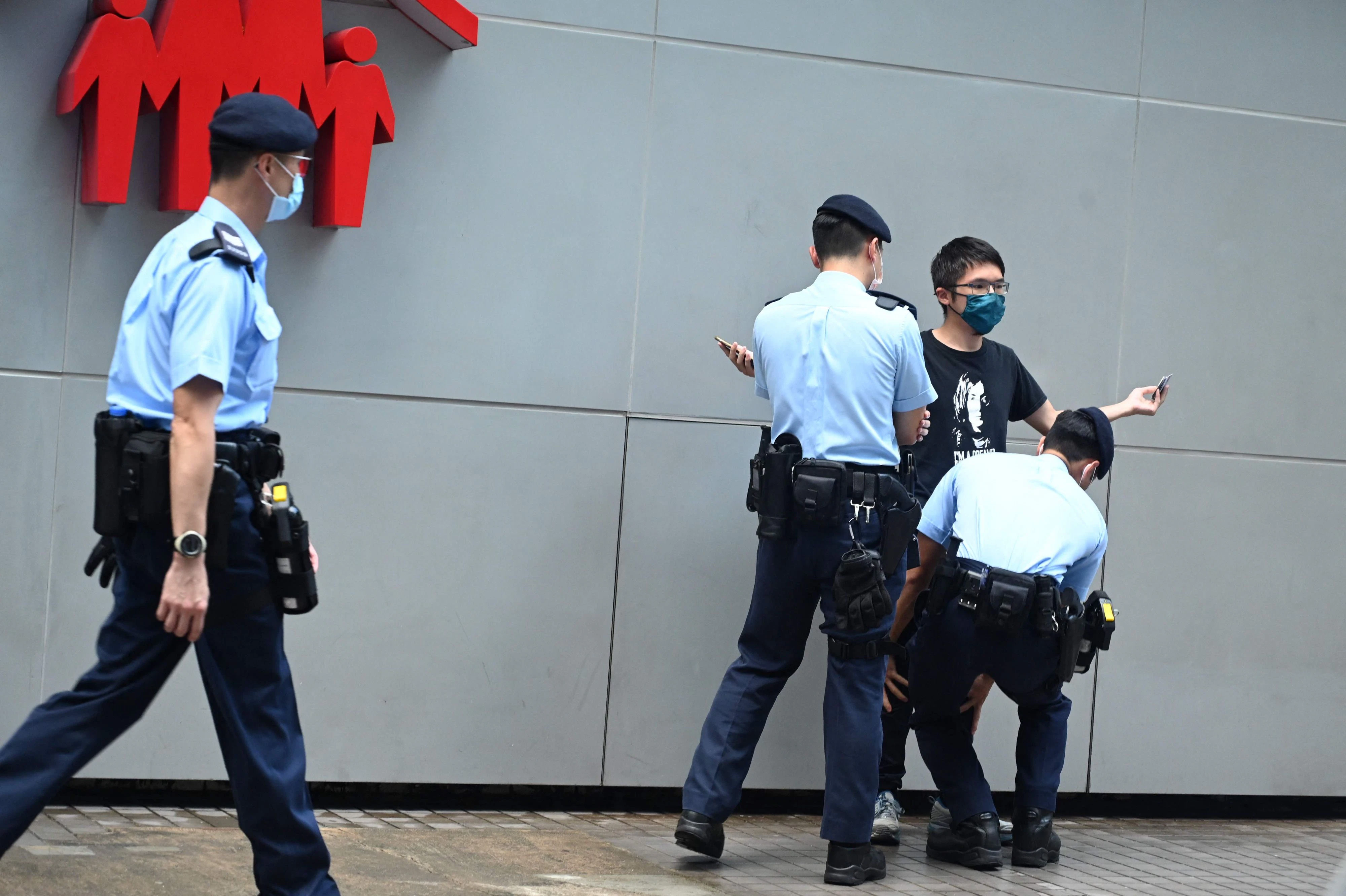 Die chinesische Polizei geht hart gegen Corona-Sünder vor. Symbolbild. 