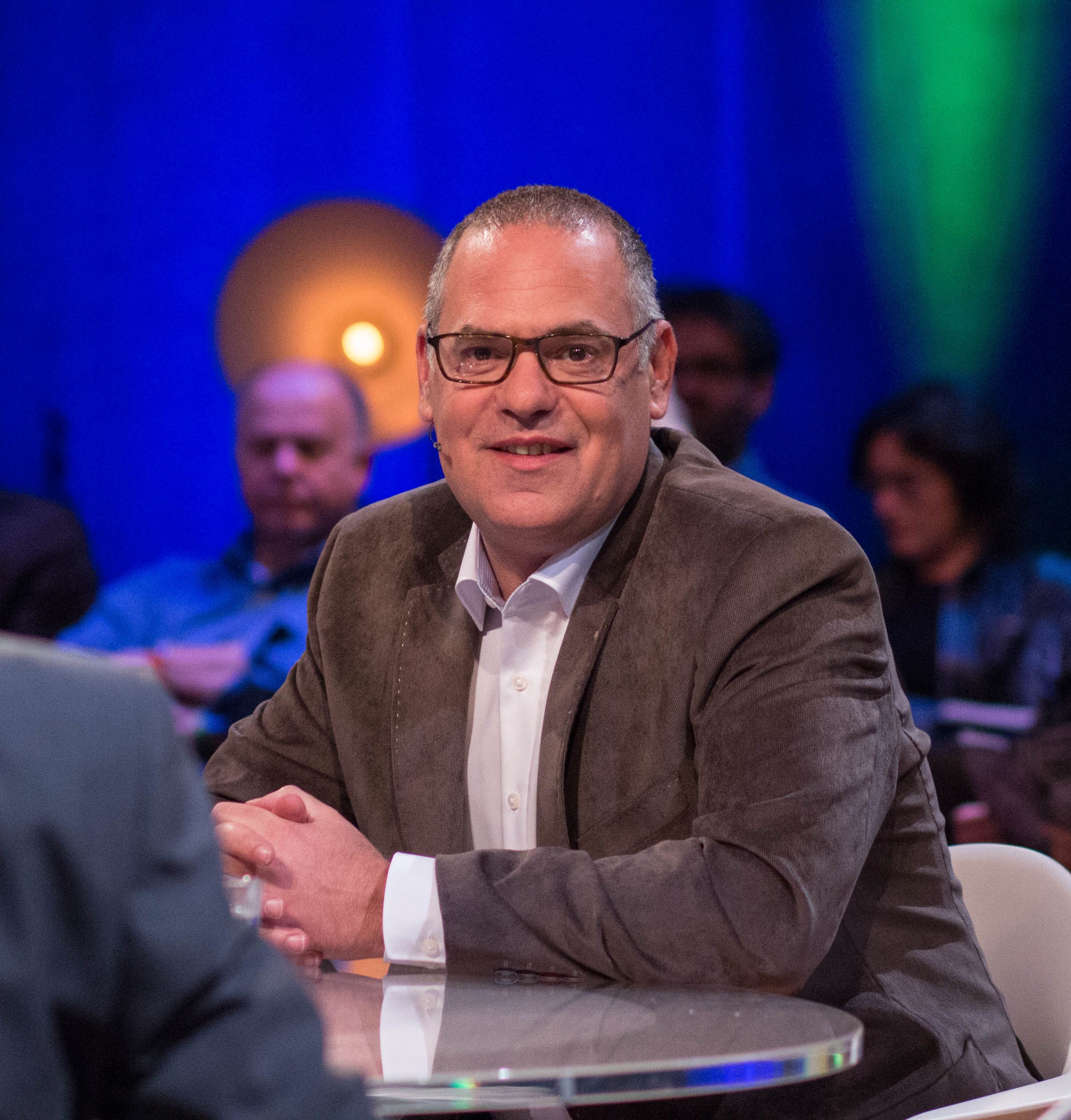 Robin Fransman bei einer TV-Diskussion im Jahr 2014.